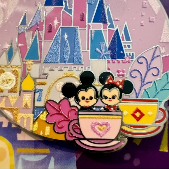 NWT. Mickey and Minnie Mouse with Tinker Bell Fantasyland Pin by Joey Chou. - Picture 3 of 11